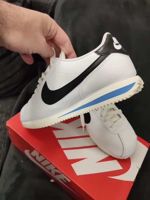 Nike Cortez sneakers unisex albi cu logo Negru mărimea 40 noi originali