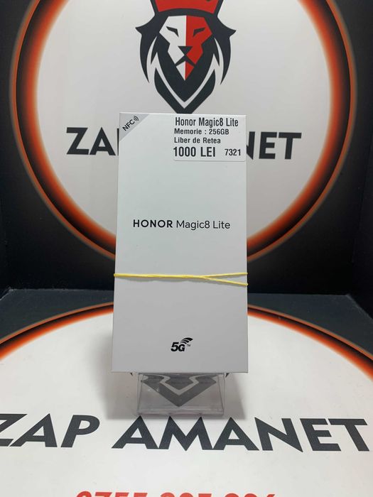 Zap Amanet Vitan - Honor Magic 8 Lite - 256 GB - Black - NOU