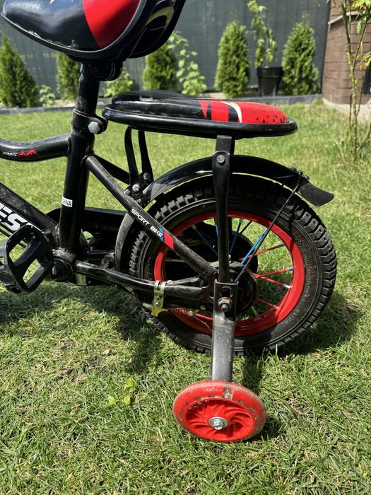 Bicicletă copii Coolest 12 inch – cu roți ajutătoare