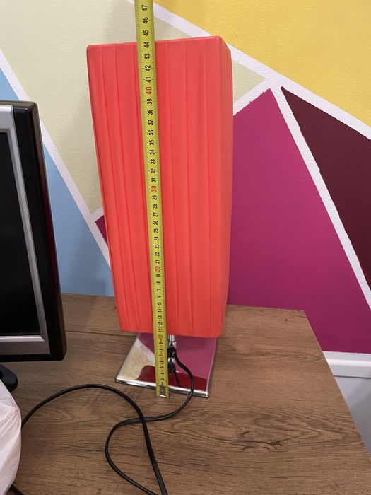 Lampa IKEA deosebita 45 cm, picior metal NOUA