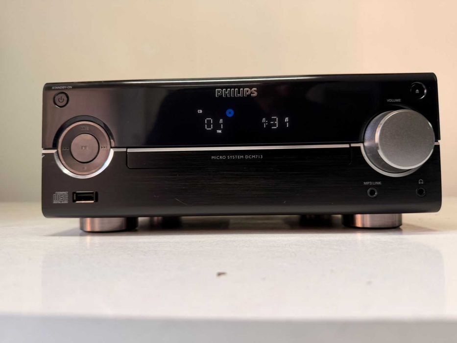 Amplificator Philips DCM713 USB CD MP3 Statie Mini 2x50W Aux RDS