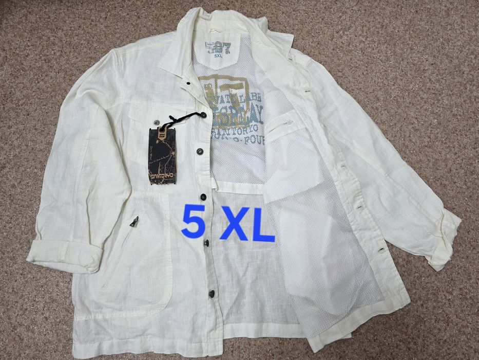Ветровка муж х/б Турция.5XL  Рубашка с длин рукавом 56р.