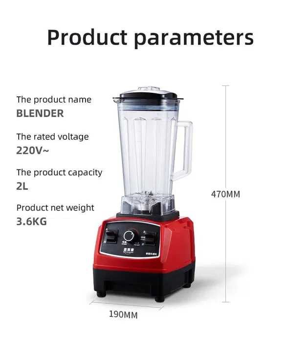 Блендер профессиональный 2 л SilverCrest SC-1589 blender professional