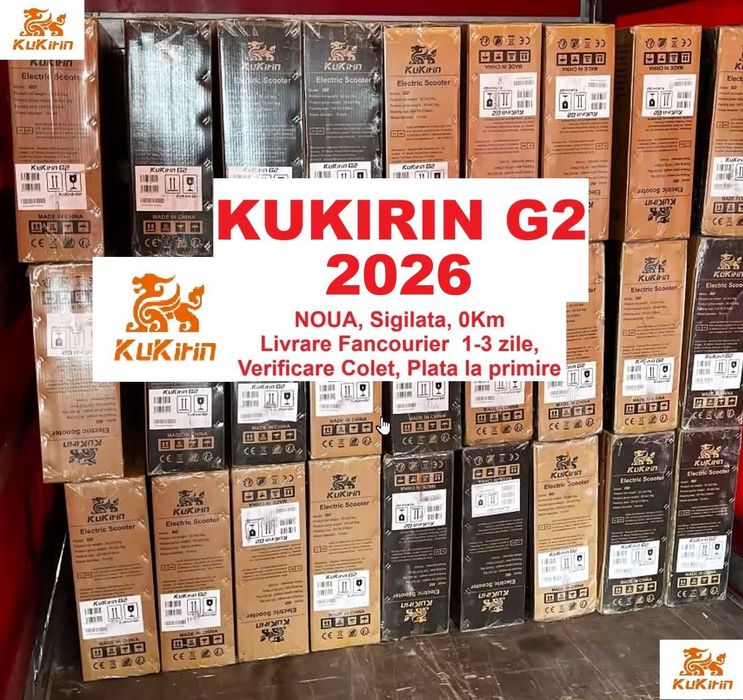 Kukirin G2 2025 NOU Sigilat + GARANTIE 12 Luni