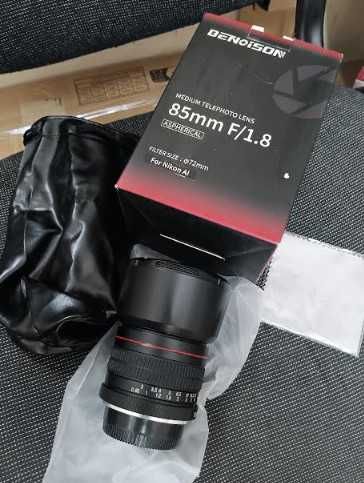 BENOISON 85 мм f1.8 портретен обектив, F обектив за Nikon