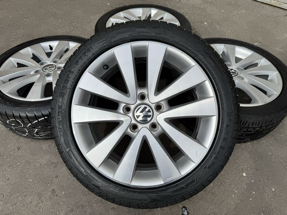 Jante aliaj originale vw pe 17 passat golf touran jetta  225 45 vara