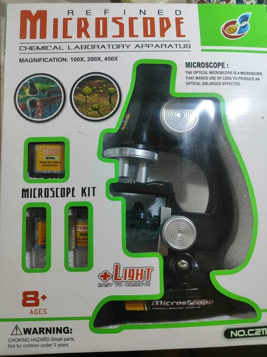 Игрушечный микроскоп