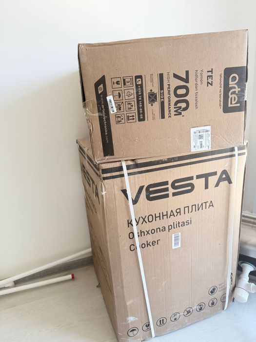 Газ плита + вытяжка недорого! Арзон нархда