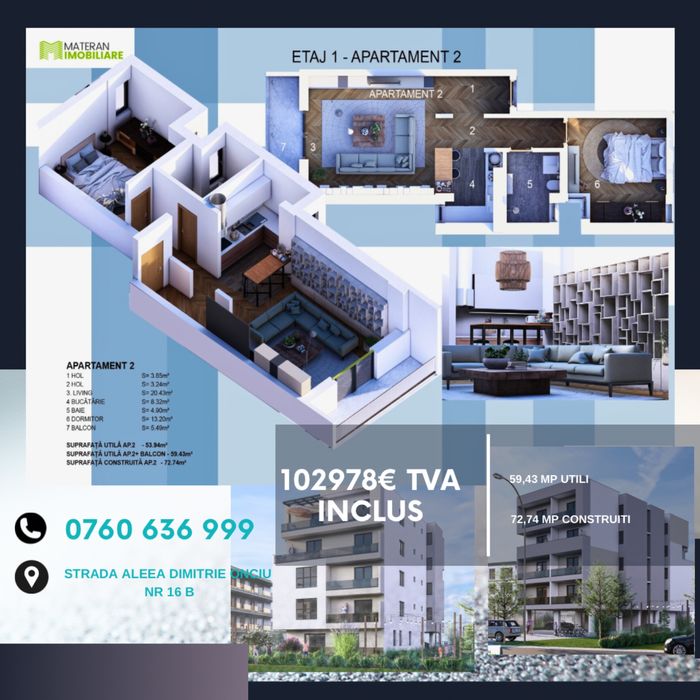 Apartamente Cu 2 Si 3 Camere Direct Propietar Zona Baba Novac-Kamsas
