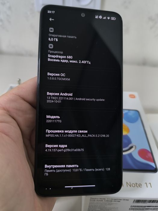 Redmi note 11 6/128gb sotiladi. Продается редми ноте 11 6/128гб в хоро