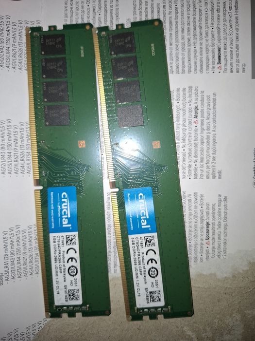 Ram 6x8gb crusial ddr4 2400