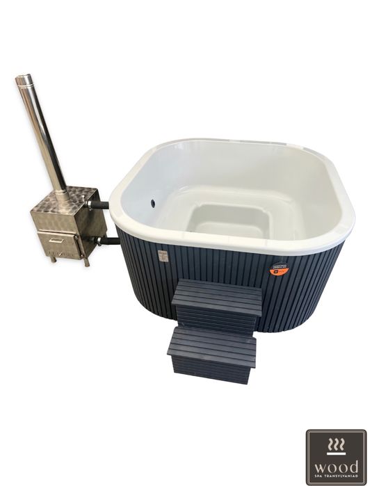 Ciubar Patrat 200*200 cm PREMIUM + Capac Termoizolat CADOU - Wood Spa