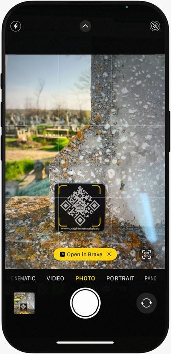 Plăcuță QR pentru monument + Pagină memorială digitală