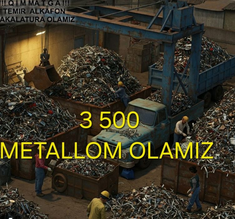 Metallom Olamiz 24/7 Pererabotka metalalom olib ketamiz