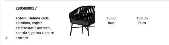 Mobilier terasa Super premium