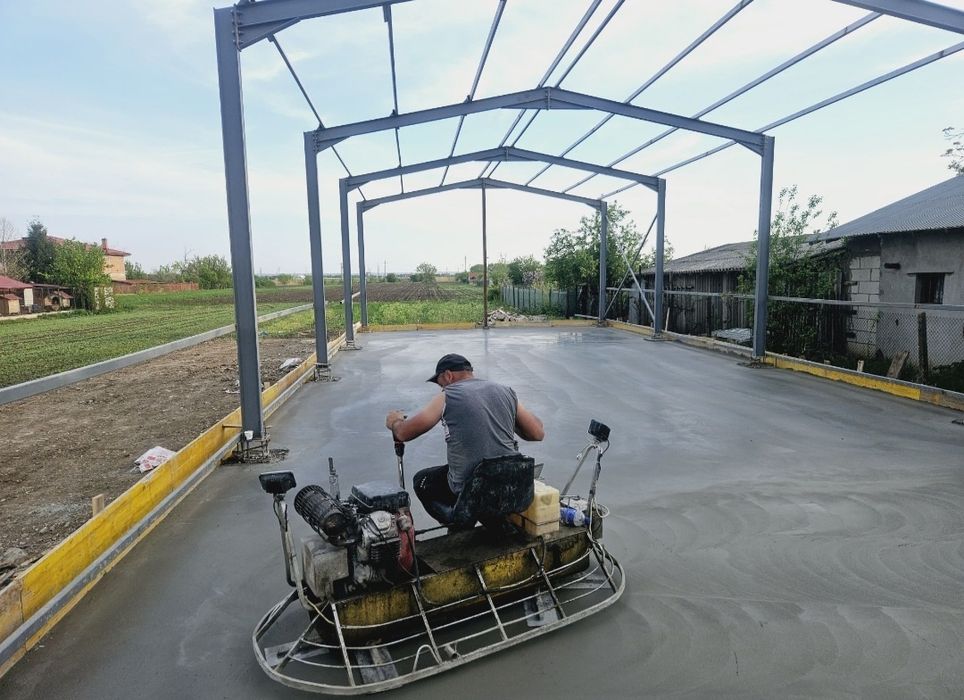 Turnari beton finisat mecanic elicopterizat