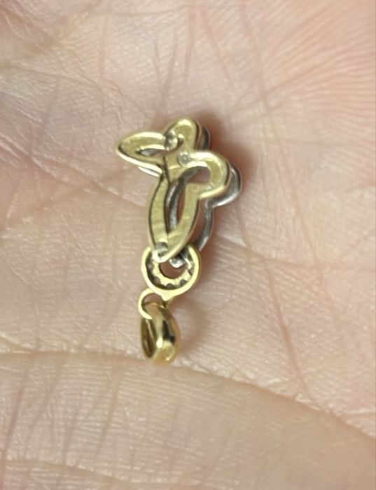 Pandabtiv fluturas aur 14k, aur in 2 culori, Sevda