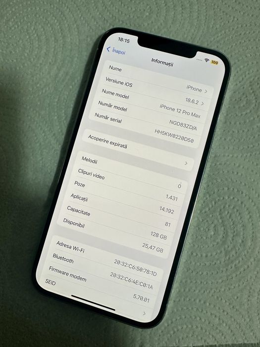 iPhone 12 Pro Max – 128 GB – Silver