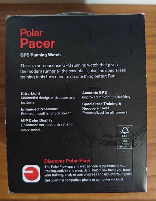 Polar Pacer спортивные беговые  часы