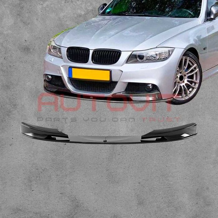 Преден лип спойлер BMW E90 E91 Facelift M-Tech сплитери, тунинг