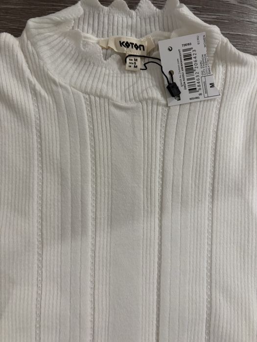 Koton - бял пуловер М