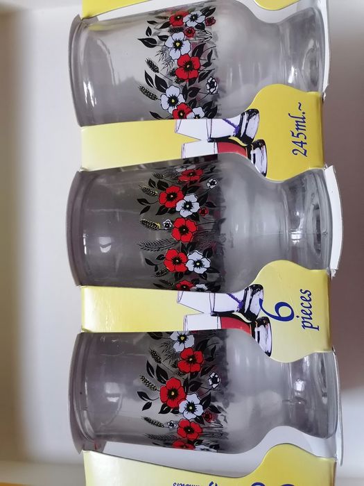 Нови чаши 6 бр. 245 мг.