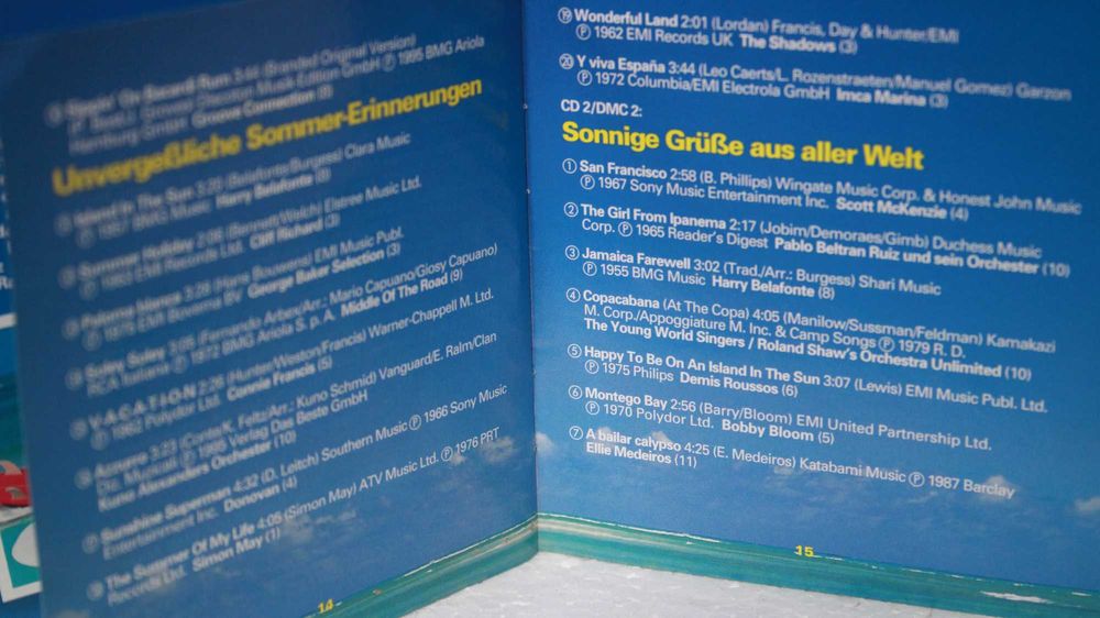 4 casete audio selectii/colectie "In The Summertime"