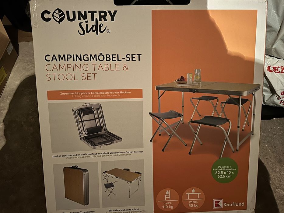 Set camping(masa+scaune pliabile)