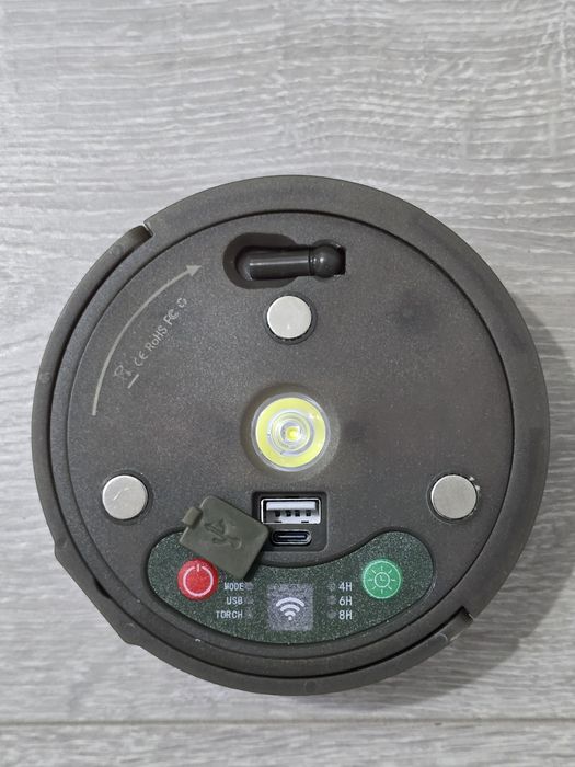 Instalație LED pentru camping Hopexy 10 m – 4 în 1, 2200 mAh, USB, IP44