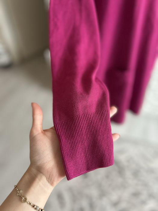 Pulover lung Bhs, marime 48, nou, fucsia