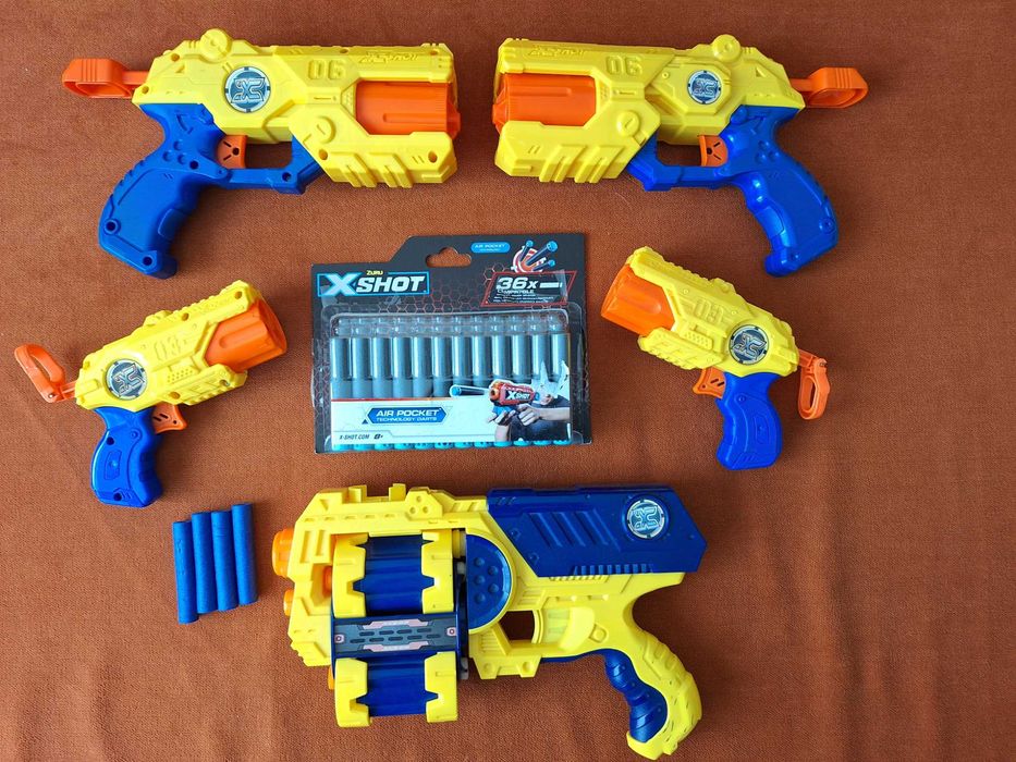 Pistoale de jucarie , buc = 5, Blaster x-shot Xcess + X – Shot