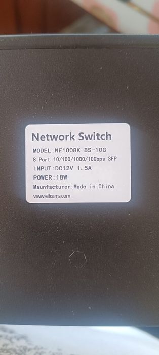 NetWork switch Nf 100 8k. 10G