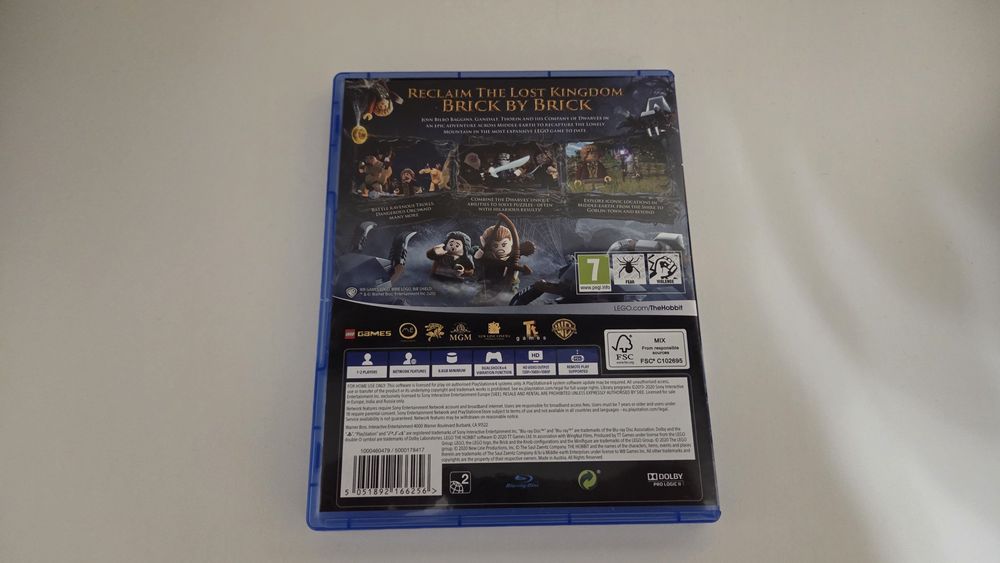Диск ps4 Lego hobbit