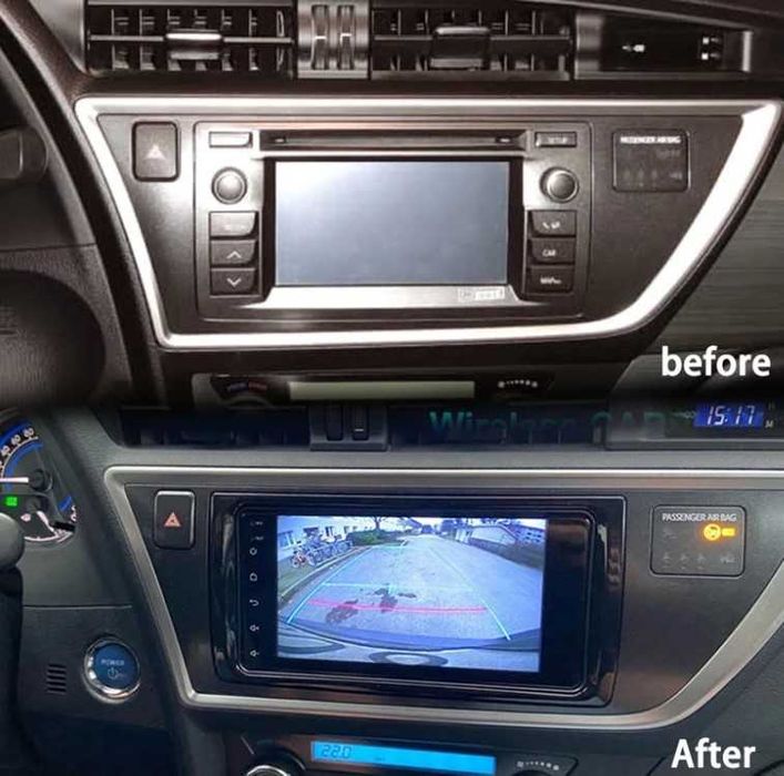 Toyota Auris,E180SecondGeneration12/18 6.2''андроид навигация,R15+9084