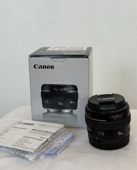 Объектив canon 50mm 1.4 EF