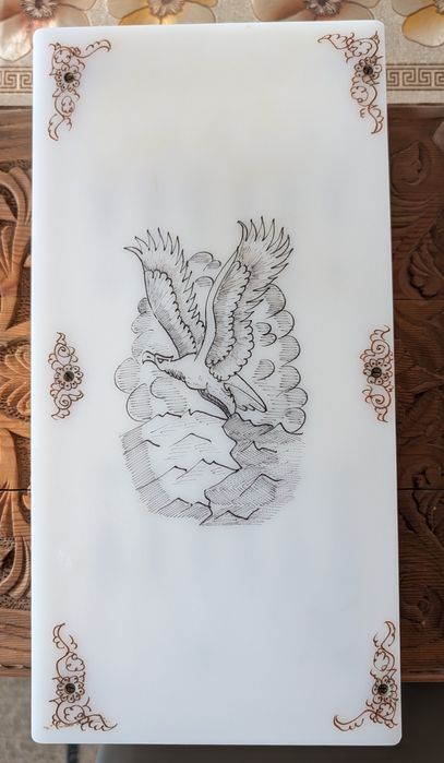 Эксклюзивные нарды ручной работы (Эпоксидная смола / Акрил)