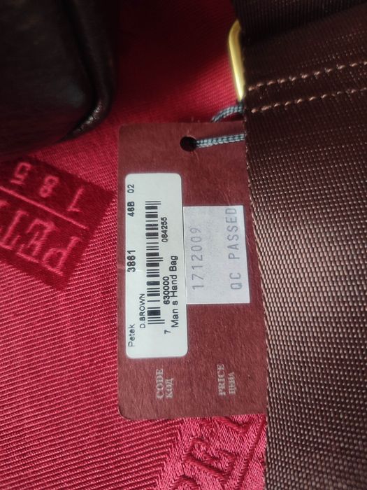 Мъжка чанта PETEK естествена кожа.