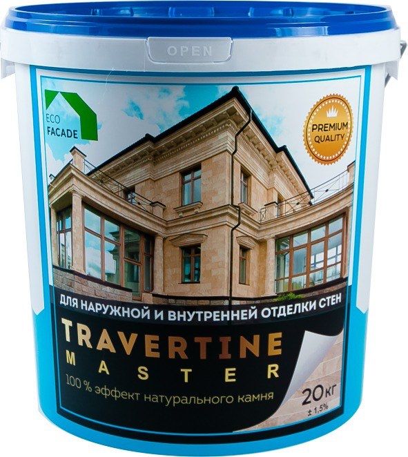 Жидкий травертин термопанели