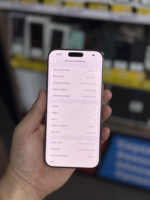 iPhone 16 Pro Max / 256Gb / 91% / в идеале