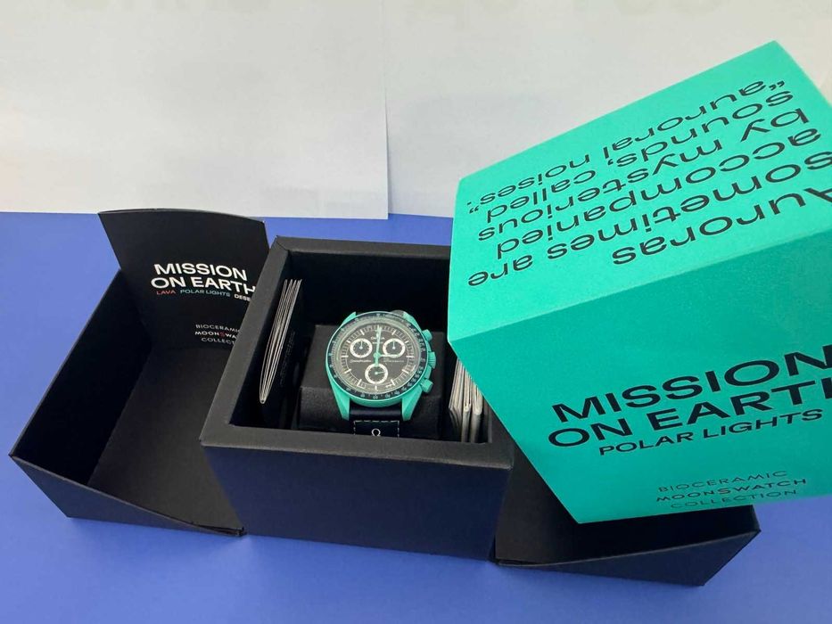 Omega x Swatch Mission on Earth Desert, Lava, Polar Light collection