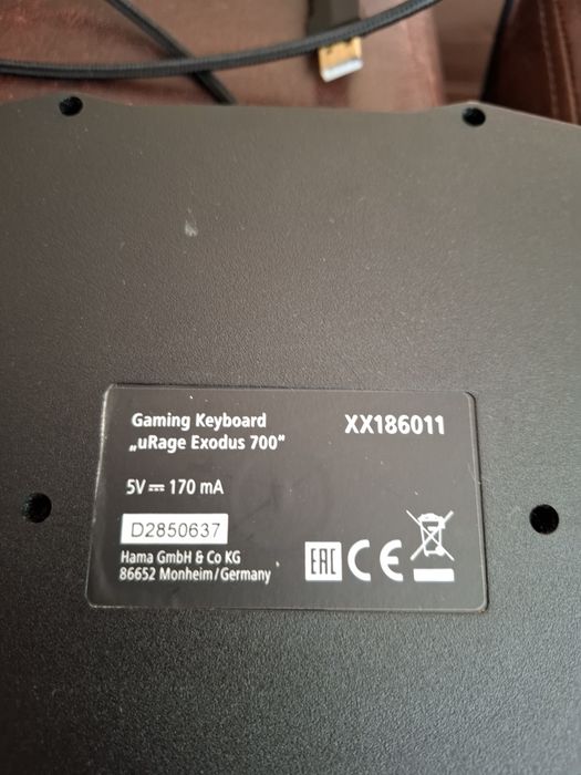 Гейминг клавиатура Urage Exodus 700