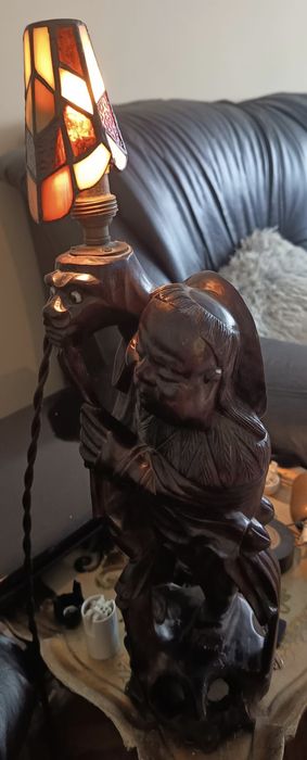 Veioza/ sculptură: Hotei, Buddha cel Vesel
