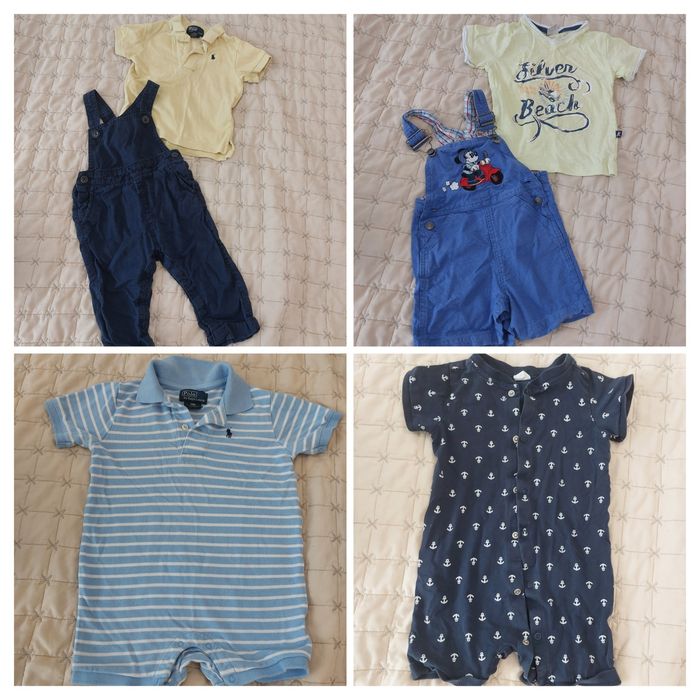 Лот бебешки дрехи 6-9 мес, 9-12 мес-Ralph Laurent, H&M,Zara,Gap,Obaibi