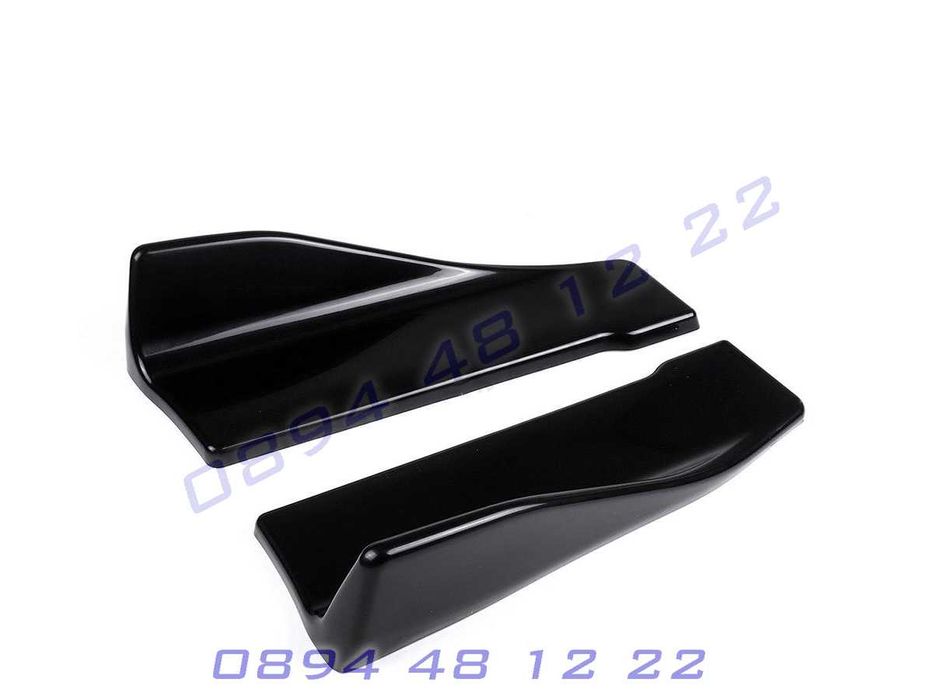 Универсални Странични Добавки Праг Добавка Спойлер Сплитер Задна Броня