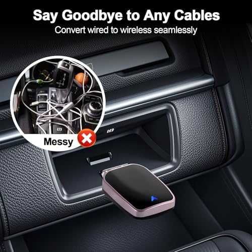 Нов Безжичен Apple CarPlay адаптер USB Plug & Play iPhone iOS 12+ кола
