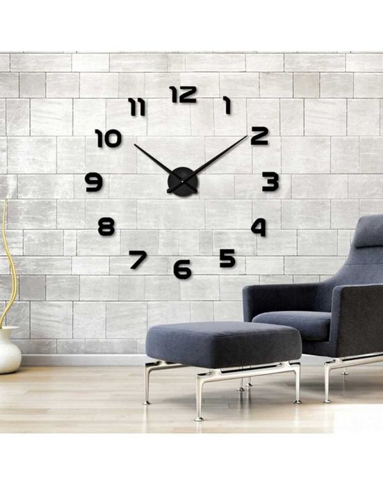 3D стенен тих часовник за декорация на стена