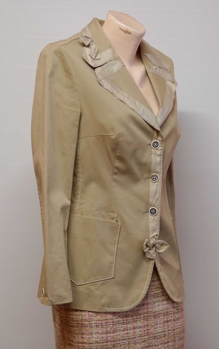 Sacou bej PRADA bumbac marimea 44