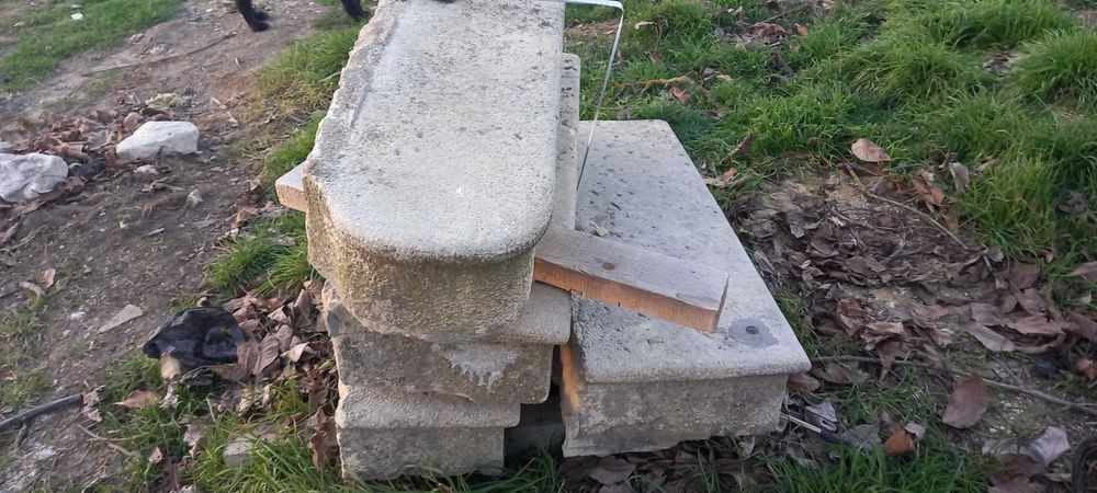 4 стъпала от естествен камък