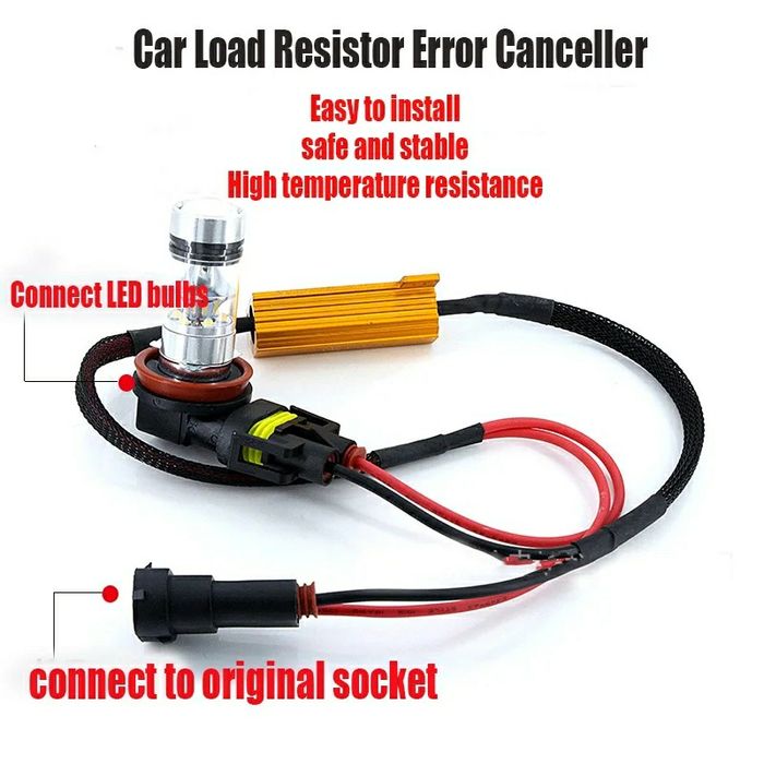 Set Două Anulatoare Erori Becuri Led H8,H9,H11,H16,HB3,HB4 Pro Can-bus
