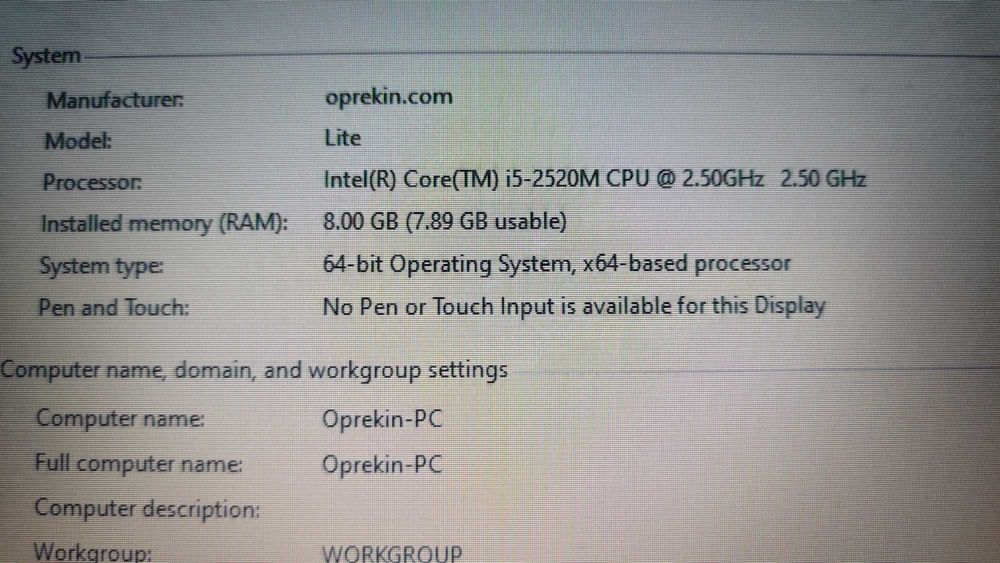 Laptop Lenovo Thinkpad X220